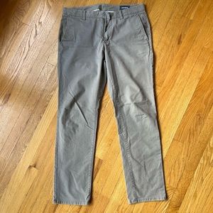 Bonobos stretch washed slim fit chinos 33x32 in dark khaki